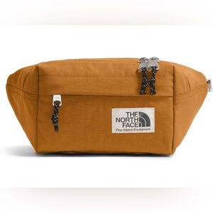 The North Face Tan Belt Bag with Front Zip Pocket. Water repellant. New